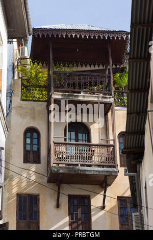 Szene Straßen in Stone Town, Sansibar Stockfoto