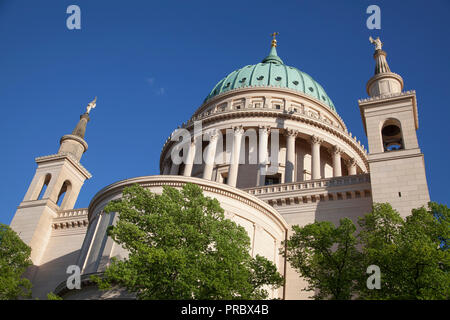 St. Nikolaikirche in Potsdam in der Nähe von Berlin Stockfoto