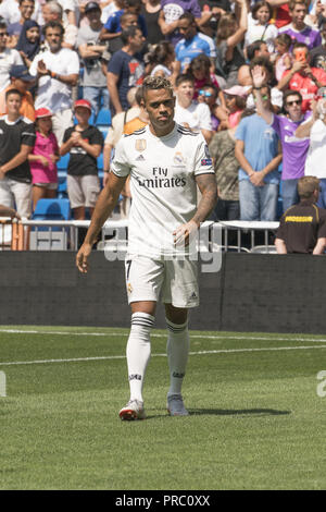 Mariano Diaz Mejia angekündigt als Spieler bei Real Madrid Santiago Bernabeu in Madrid, Spanien. Mit: Mariano Diaz Mejia Wo: Madrid, Spanien Wann: 31 Aug 2018 Quelle: Oscar Gonzalez/WENN.com Stockfoto