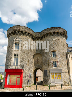 Tor Beucheresse City Gate in Laval, Frankreich Stockfoto