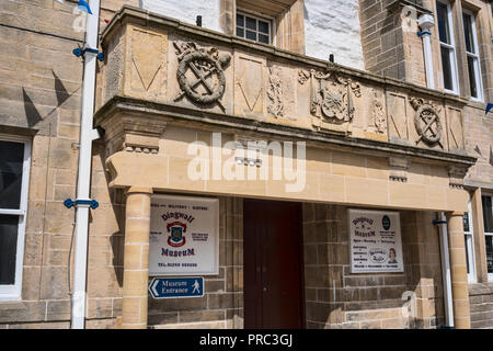 Dingwall High Street, Zentrum, Museum, Turm, Inverness, Highland, Schottland, Großbritannien Stockfoto