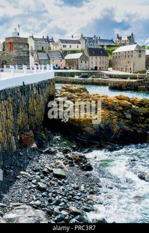 Portsoy Hafen, Moray Firth, Aberdeenshire, Hochland, Schottland Großbritannien Stockfoto