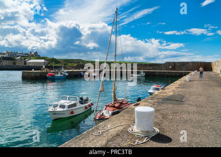 Portsoy Hafen, Moray Firth, Aberdeenshire, Hochland, Schottland Großbritannien Stockfoto