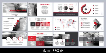 Business Präsentation Vorlagen von infografik Elemente. Kann für Präsentationen, Flyer und Handzettel, Broschüre, Geschäftsbericht, Marketing verwendet werden, Adv Stock Vektor