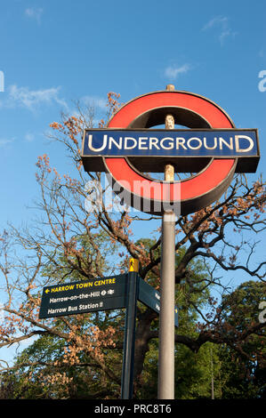 Der Bezirk Harrow in North West London Stockfoto