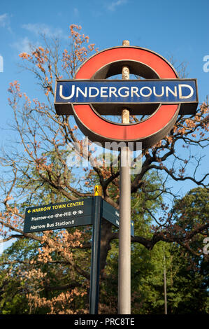 Der Bezirk Harrow in North West London Stockfoto