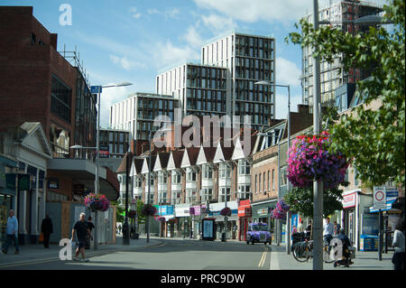 Neue Entwicklung im Stadtzentrum von Harrow, London Borough Stockfoto