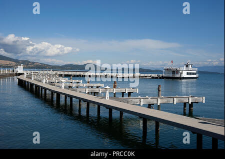 Malerischer Blick auf Flathead Lake, Montana Stockfoto