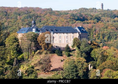 Blankenburg, Deutschland - 20. September 2018: Blick auf Schloss Blankenburg im Harz, Deutschland. Stockfoto