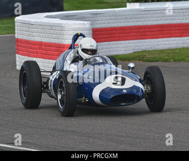 Mathias Sielecki, Cooper Climax T 45/51, Richmond und Gordon Trophäen, 2 ½ Liter Grand Prix Autos, 1954 bis 1960, Goodwood Revival 2018, September 2018, ein Stockfoto