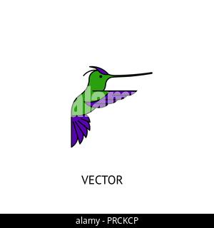 Colibri Vogel Symbol Stock Vektor