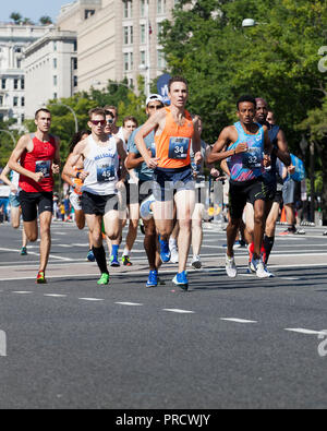 Race Läufer an der Marine Meile - Washington, DC, USA Stockfoto