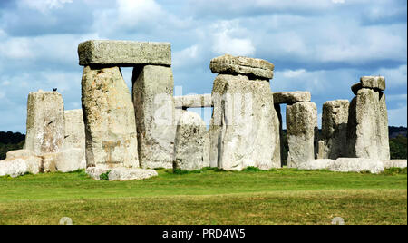 Stonehenge ist ein Prähistorisches Denkmal in Wiltshire. (Vereinigtes Königreich) Stockfoto