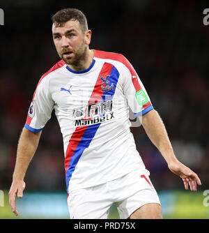 Crystal Palace James McArthur während der Premier League Match an der Vitalität Stadion, Bournemouth Stockfoto