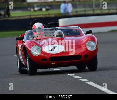 Sam Hancock, Ferrari 246S Dino, Sussex Trophy, Weltmeisterschaft Sportwagen, Produktion Sports Racing Cars, 1955 bis 1960, Goodwood Revival 2018, Sep Stockfoto