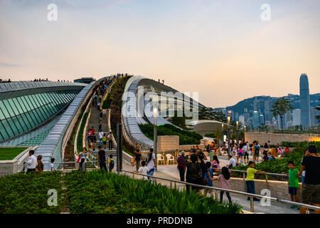 China High Speed Rail Gebäude in West Kowloon, Hong Kong Stockfoto