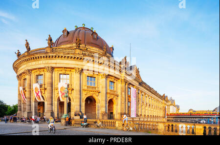 Europa, Deutschland, Brandenburg, Berlin, Museumsinsel, SPree, barocken Stil Bode Museum 1904 von Ernst von Ihne Stockfoto