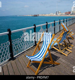 Brighton am Meer Stockfoto