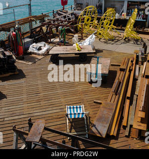 Brighton am Meer Stockfoto