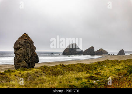 An der Pistole Fluss-szenischen Aussichtspunkt, Gold Beach Oregon Stockfoto