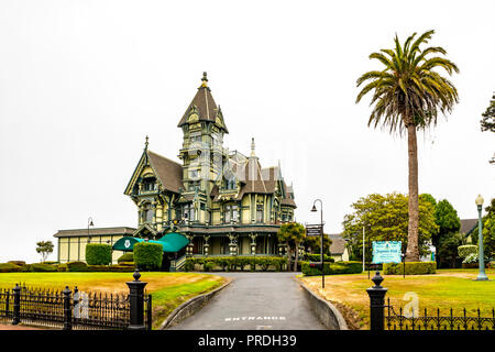 Die Carson Mansion nun die Ingomar Club in Eureka auf der Kalifornien North Coast Stockfoto