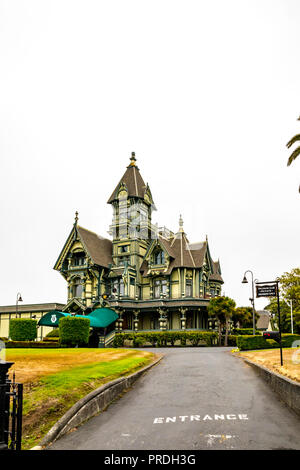 Die Carson Mansion nun die Ingomar Club in Eureka auf der Kalifornien North Coast Stockfoto