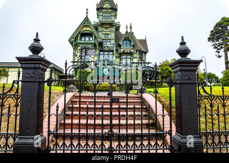 Die Carson Mansion nun die Ingomar Club in Eureka auf der Kalifornien North Coast Stockfoto