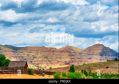 Kimberly, Oregon, USA - Juni 1,2017: James kann nicht Ranch ist ein historischer Teil des National Park Service und im Schaf Rock Einheit des John entfernt Stockfoto