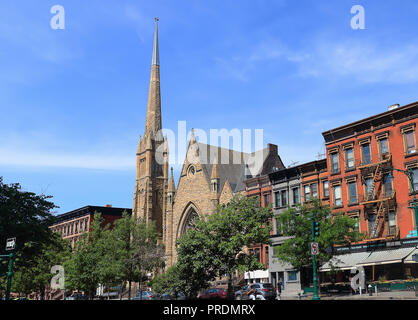 New York City, USA - Juni 11, 2017: Blick von Ephesus Siebenten-Tags-Adventisten in 101 W 123 St, New York, NY11906, EE. UU am 11. Juni 2017 Stockfoto
