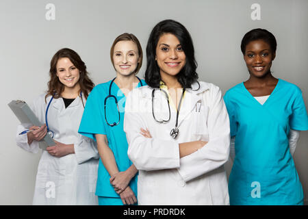 Vielfältig und bevollmächtigte Frauen Bereit für Business Stockfoto