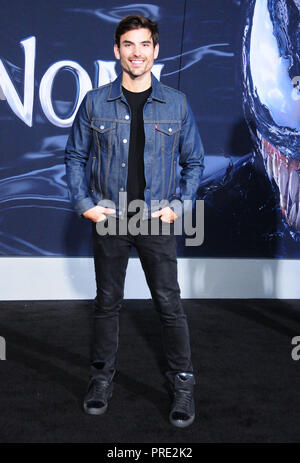 WESTWOOD, CA - 01. Oktober: Reality TV-Persönlichkeit Jared Haibon besucht die Weltpremiere von Columbia Pictures'' Gift' im Regency Dorf Theater am 1. Oktober 2018 in Westwood, Kalifornien. Foto von Barry King/Alamy leben Nachrichten Stockfoto