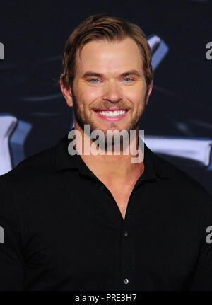 Westwood, USA. 01 Okt, 2018. WESTWOOD, CA - 01. Oktober: Schauspieler Kellan Lutz besucht die Weltpremiere von Columbia Pictures'' Gift' im Regency Dorf Theater am 1. Oktober 2018 in Westwood, Kalifornien. Credit: Barry King/Alamy leben Nachrichten Stockfoto