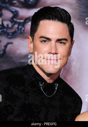 WESTWOOD, CA - 01. Oktober: Reality TV-Persönlichkeit Tom Sandoval besucht die Weltpremiere von Columbia Pictures'' Gift' im Regency Dorf Theater am 1. Oktober 2018 in Westwood, Kalifornien. Foto von Barry King/Alamy leben Nachrichten Stockfoto