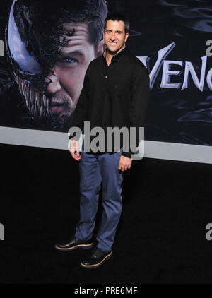 WESTWOOD, CA - 01. Oktober: Schauspieler Troy Garity besucht die Weltpremiere von Columbia Pictures'' Gift' im Regency Dorf Theater am 1. Oktober 2018 in Westwood, Kalifornien. Foto von Barry King/Alamy leben Nachrichten Stockfoto