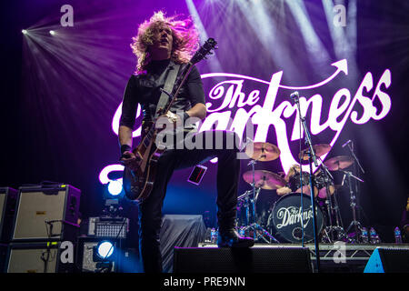 Die Dunkelheit, Manchester Arena Juni 2018 Stockfoto