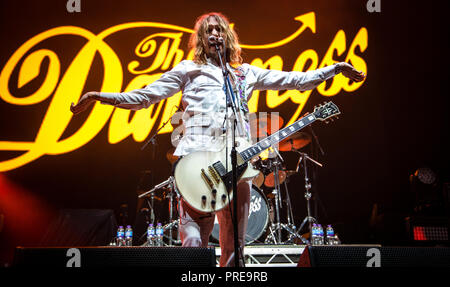 Die Dunkelheit, Manchester Arena Juni 2018 Stockfoto