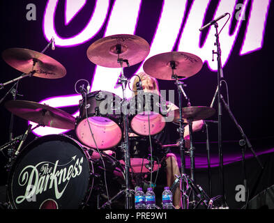 Die Dunkelheit, Manchester Arena Juni 2018 Stockfoto