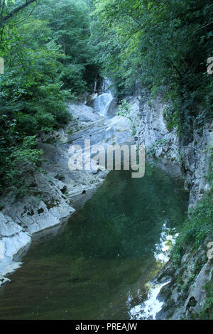 Cedar Creek an der Natural Bridge in Virginia, USA Stockfoto