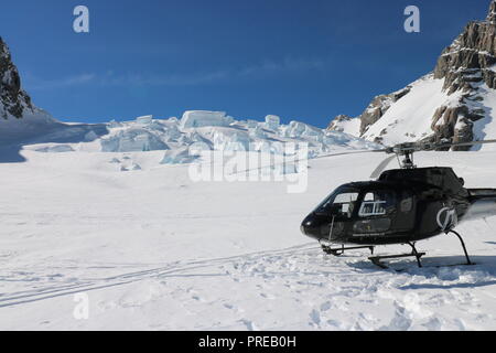 Aoraki/Mount Cook Neuseeland Gletscher und Berge Stockfoto