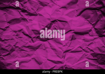 Rosa Hintergrund und Wallpaper von zerknittertes Papier, Rosa zerknittertes Papier Textur mit leeren und freier Speicherplatz für Text, Hintergrund von scruffy Papier Textur ein Stockfoto