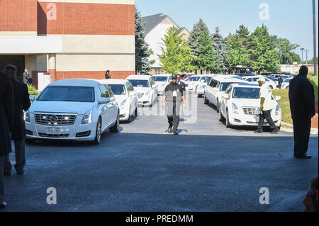 Prominente kommen für die trauerfeier von Aretha Franklin an größere Gnade Kirche in Detroit. Mit: Atmosphäre, wo: Detroit, Michigan, United States Wann: 31 Aug 2018 Quelle: WENN.com Stockfoto