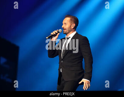 2018 Blackpool Illuminations Switch-On Konzert- Aufführungen mit: Alfie Boe Wo: Blackpool, Großbritannien Wann: 31 Aug 2018 Quelle: WENN.com Stockfoto