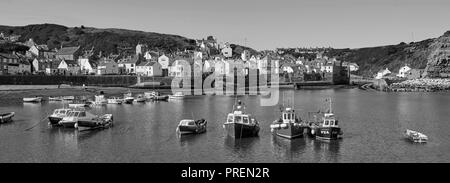 Das historische Dorf Staithies, North Yorkshire Coast, North East England, Großbritannien Stockfoto