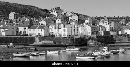 Das historische Dorf Staithies, North Yorkshire Coast, North East England, Großbritannien Stockfoto