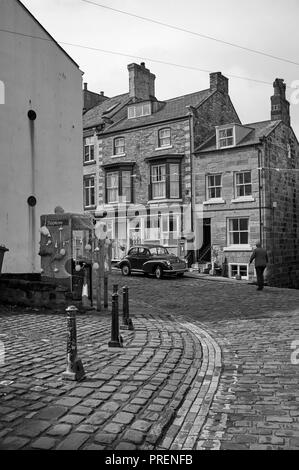 Das historische Dorf Staithies, North Yorkshire Coast, North East England, Großbritannien Stockfoto