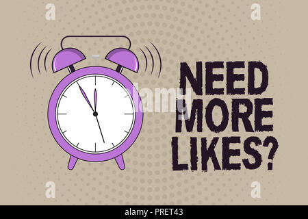 Konzeptionelle Hand schreiben, brauchen mehr Mag. Business Foto Text fragt, ob er eine zusätzliche Reaktion auf seinem Posten. Stockfoto