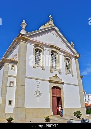 Pfarrkirche Nossa Senhora da Conceição, Albufeira, Algarve, Portugal Stockfoto