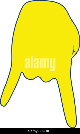 Baseball catcher Geste Symbol. Thin Line Design. Vector Illustration. Stock Vektor