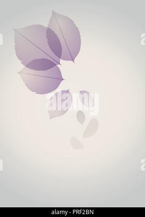 Rosenblüten auf Transparentpapier. Vector Illustration Stock Vektor