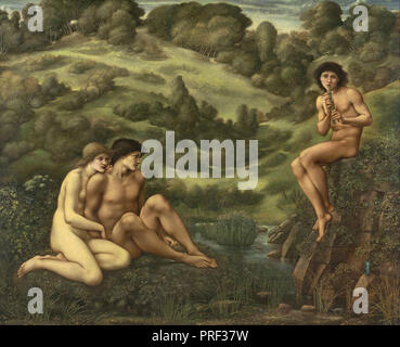 Edward Coley Burne-Jones - der Garten von Pan 2 Stockfoto